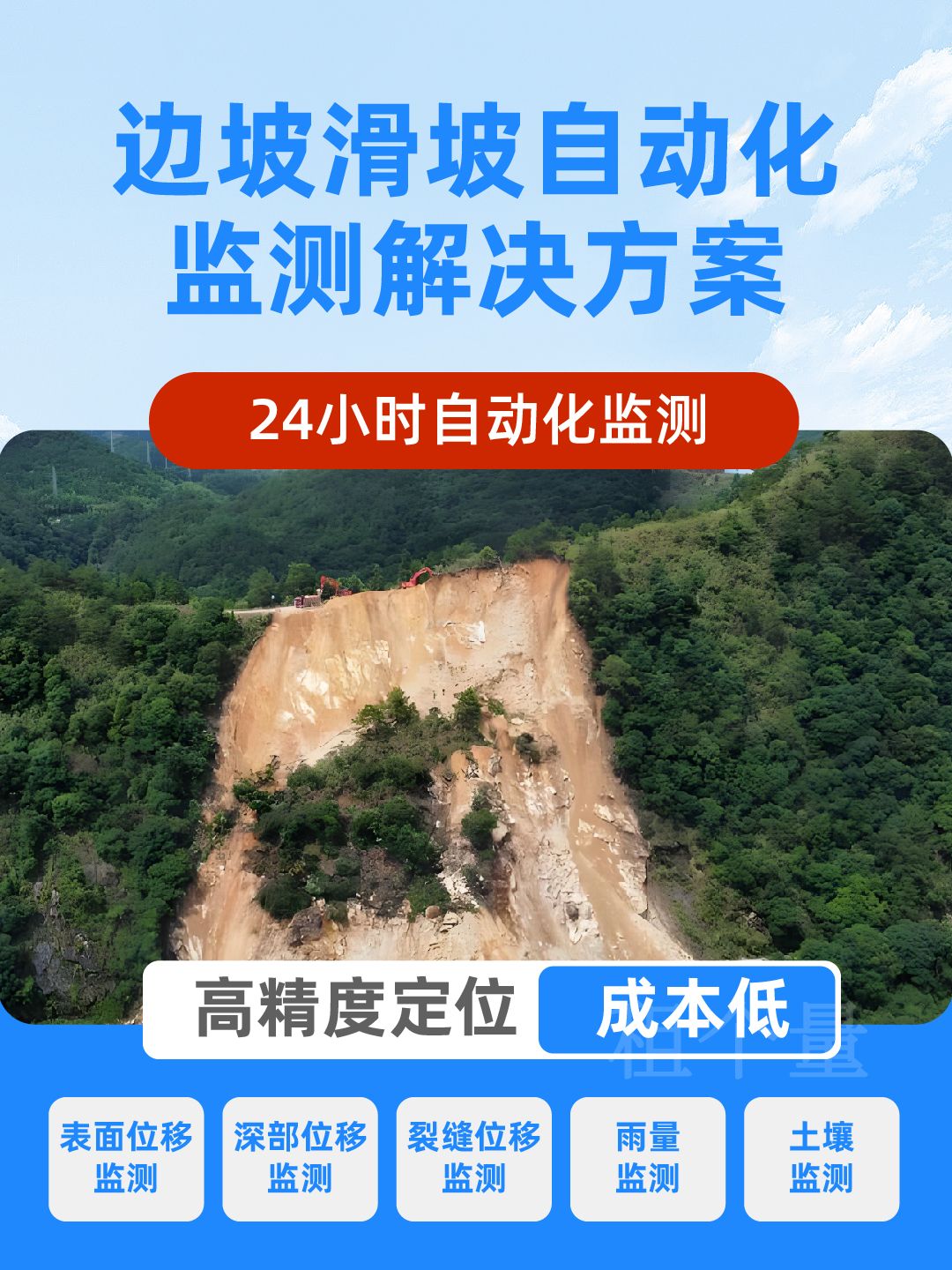 山體邊坡安全自動(dòng)化監(jiān)測(cè)可實(shí)時(shí)監(jiān)控邊坡位移沉降各監(jiān)測(cè)點(diǎn)數(shù)據(jù)的變化